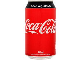 Refrigerante Lata Coca-Cola Sem Açúcar 350ml Refrigerante Lata Coca-Cola Sem Açúcar 350ml