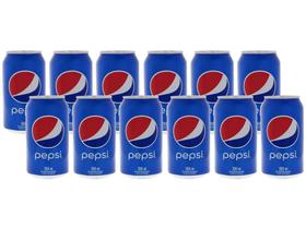 Refrigerante Lata Pepsi Cola 12 Unidades - 350ml