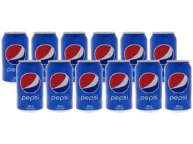 Refrigerante Lata Pepsi Cola 12 Unidades - 350ml