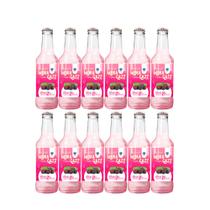 Refrigerante Natural Aromatizado - MoraGazz - Sabor Amora - Zero calorias -275ml cada -12 unidades Refrigerante Natural Aromatizado - MoraGazz - Sabor Amora - Zero calorias -275ml cada -12 unidades