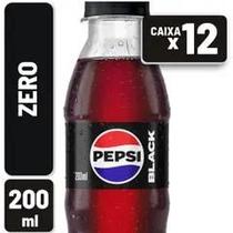 Refrigerante Pepsi Black Pet 200ml Caixa c 12 un Refrigerante Pepsi Black Pet 200ml Caixa c 12 un