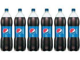 Refrigerante Pepsi Cola 6 Unidades - 2L