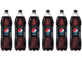Refrigerante Pepsi Cola Zero 6 Unidades - 2L Refrigerante Pepsi Cola Zero 6 Unidades - 2L