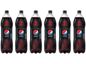 Refrigerante Pepsi Cola Zero 6 Unidades - 2L