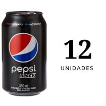 Refrigerante Pepsi Zero Lata 350Ml Pack 12 Unidades