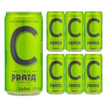 Refrigerante prata citrus lata 269ml pack com 6unid