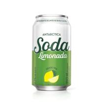 Refrigerante Sem Açúcar Soda Limonada Antárctica Lata 350ml