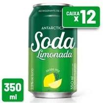 Refrigerante Soda Limonada Antarctica Lata 350ml Caixa c/ 12 un