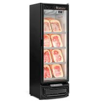 Refrigrador Expositor De Carnes E Bebidas Vertical Gcbc-45 Pr 445 Litros Porta Vidro 220V Gelopar