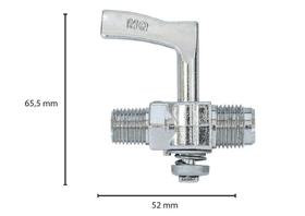 Reg zamak semi ind baixa pressao r.1/4 bspt(e) x 1/8 bsp(i) x 3/8 sae