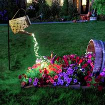 Regador com lanterna solar ilumina VOOKRY Garden Decor