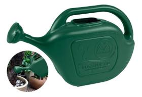 Regador De Plantas Plástico Para Jardinagem 5 Litros Metasul Verde