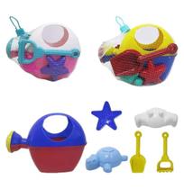 Regador de praia com pa e acessorios 6 pecas colors na rede - UNIBRASIL