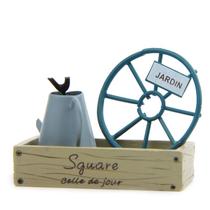 Regador em miniatura para decoração de jardim de resina Creative