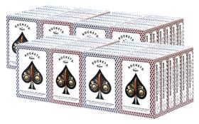 Regal Games Rockets, 48 baralhos, cartas de pôquer, 310 g/m2, linho