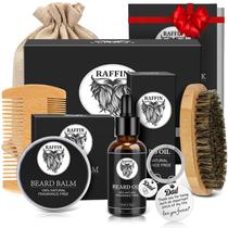 Regalos para Papá, Kit de Barba y Llavero - Combo Práctico y Pensado, Regalos de Cumpleaños/Navidad para Papá/Padrastro/Padre/Daddy, Set de Cuidado Personal para Hombre y Recuerdo Constante, Regalos para Papá de Hijos e Hijas