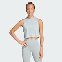 Regata Adidas Boxy Train Essentials Feminina Verde Regata Adidas Boxy Train Essentials Feminina Verde