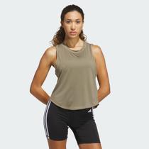 Regata Adidas Designed 4 Training Everyday Feminina Marrom Regata Adidas Designed 4 Training Everyday Feminina Marrom