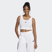 Regata Adidas Essentials Small Logo Feminina branca Regata Adidas Essentials Small Logo Feminina branca