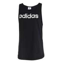 Regata Adidas Logo Linear Feminina Cor: Preto E Branco - Tamanho: G