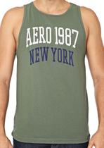 Regata Aeropostale Masculina NY87 Verde Oliva