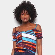 Regata Água Viva Color Block Feminina Regata Água Viva Color Block Feminina