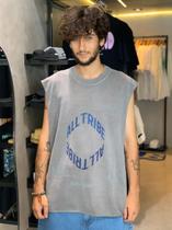 Regata Alltribe Muscle Barbaro Cinza Estonado