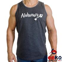 Regata Alohomora 100% Algodão Harry Potter Hogwarts Camiseta Regata Geeko 01