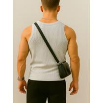 Regata Americana em tecido canelado