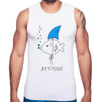 Regata Atitude Peixe Tubarão - Foca na Moda