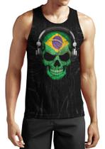 Regata Atlética Skull Brasil Regata Atlética Skull Brasil