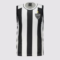 Regata Atlético Mineiro Agora Branca e Preta Regata Atlético Mineiro Agora Branca e Preta