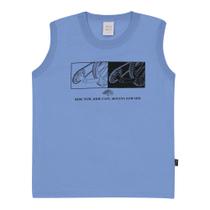 Regata Azul Infantil Pulla Bulla Menino - 53450-1351 Regata Azul Infantil Pulla Bulla Menino - 53450-1351