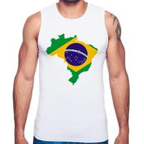Regata Bandeira Brasil Mapa - Foca na Moda Regata Bandeira Brasil Mapa - Foca na Moda