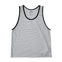 Regata Basic + Listrada Preto e Branco