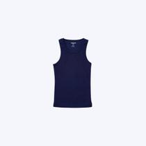 Regata Básica Azul Marinho em Ribana Infantil Menina Hering Kids 5118AXTEN