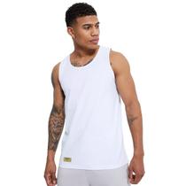 Regata Básica Branca em Algodão Regata Básica Branca em Algodão