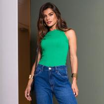 Regata Básica Canelada Feminina Revanche Sassandra