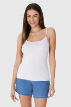 Regata Básica Feminina Decote Redondo em Viscose Stretch - Malwee Regata Básica Feminina Decote Redondo em Viscose Stretch - Malwee