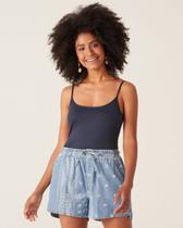 Regata Básica Feminina Decote Redondo Em Viscose Stretch Regata Básica Feminina Decote Redondo Em Viscose Stretch
