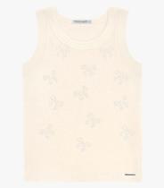 Regata Básica Infantil Feminina Trick Nick Bege