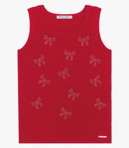 Regata Básica Infantil Feminina Trick Nick Vermelho