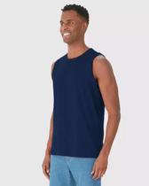 Regata Básica Masculina Cava Ajustada Em Algodão Malwee Ref. 04421 Regata Básica Masculina Cava Ajustada Em Algodão Malwee Ref. 04421