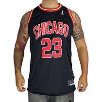 Regata Basquete M10 Chicago Classic 23 HexDry Preto Cor:PretoTamanho:G Regata Basquete M10 Chicago Classic 23 HexDry Preto Cor:PretoTamanho:G