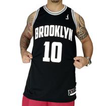 Regata Basquete Plus Size M10 Brooklyn Preto