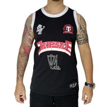 Regata Basquete Trip Side Preto RB01