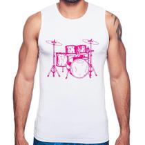 Regata Bateria Música (rosa) - Foca na Moda