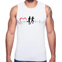 Regata Batimentos Cardíacos Corrida Coração - Foca na Moda Regata Batimentos Cardíacos Corrida Coração - Foca na Moda