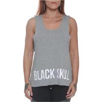 Regata black skull fitness cinza - black skull - clothing (p)