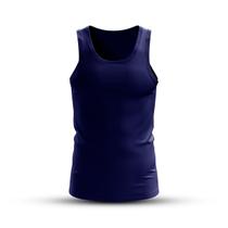 Regata Blusa Camiseta Masculino ADStore Academia Basica Plus Size Azul Marinho